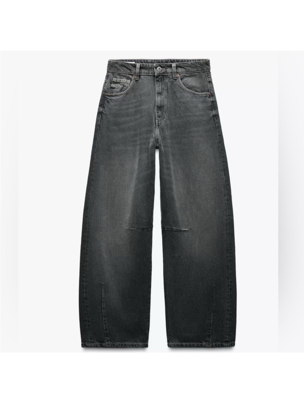 Zara TRF mid waist baggy balloon jeans - size US 10 / 30